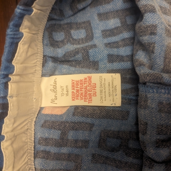 Mini Boden Bah Humbug sleep pants pajamas - Picture 3 of 3